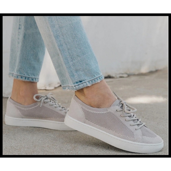 Soludos Shoes - SOLUDOS Ashore Sneakers Eco Breathable Knit Lace Up Beige Cream 6.5